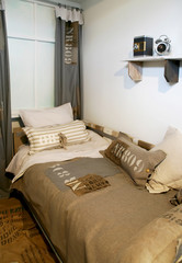 Children bedroom in military style