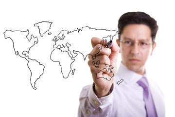Global business concept