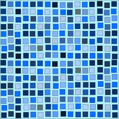 Fototapeta premium Carrés bleus