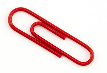 colored paper clip