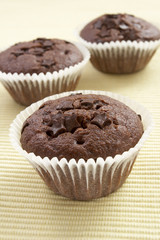 chocolate muffin sweet cake food