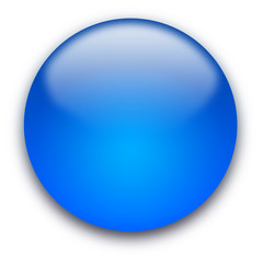 Fototapeta na wymiar empty blue button