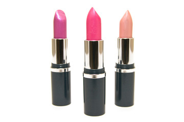 Three Pink Lipsticks