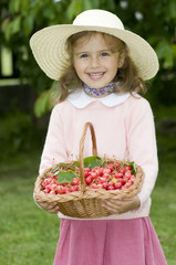 Cute gardener portrait