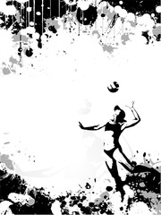 volley poster background