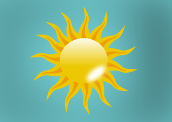 Sonne mit Hintergrund