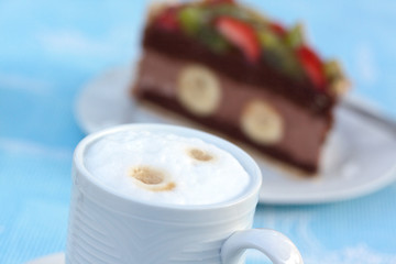 Schokolade - Mousse Torte mit Cappuccino