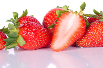 Fresh strawberry fruit