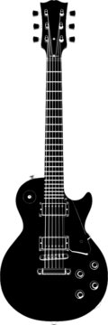Electric Guitar Vector 02