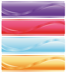 Obraz premium Web banners