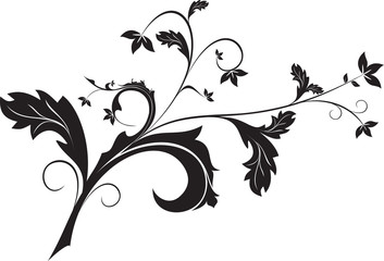 Abstract decorative floral design background