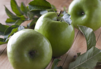 green apples