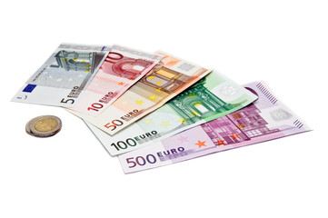 Obraz na płótnie Canvas euro currency