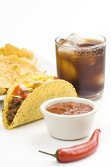 delicious taco, mexican food