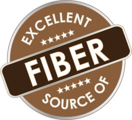 Excellent Source of Fiber Label