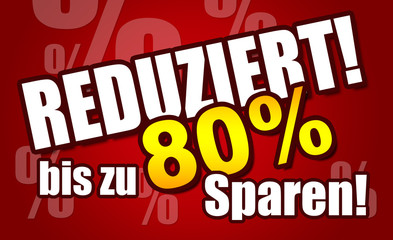 Reduziert! bis zu 80% Sparen