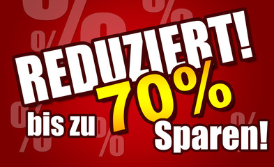 Reduziert! bis zu 70% Sparen