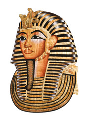 Tutankhamen mask isolated with clipping path © Jose Ignacio Soto