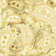 Seamless paisley background