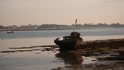 Fototapeta premium deserted fishing boat
