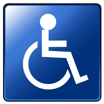 panneau Handicapé