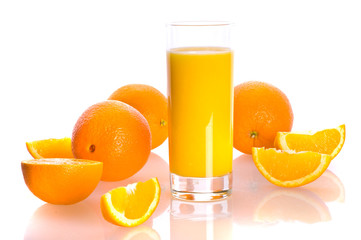 orange and juise