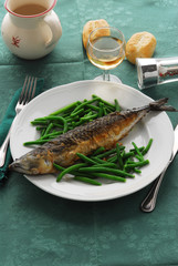 Sgombro con fagiolini - Secondi di pesce Veneto
