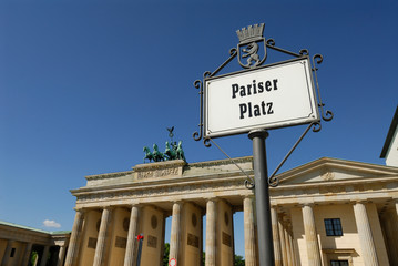 Brandenburg Gate Pariser Platz Berlin Germany