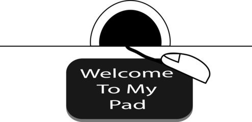 A Computer Mouse Going to It's Pad