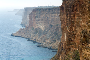 Rocky coast view