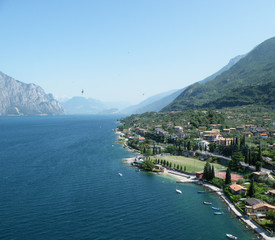 Malcesine in Gardasee in Italien