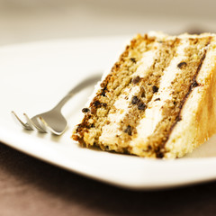 Cake with cream