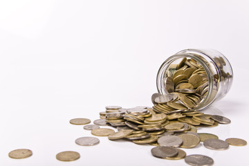 Saving money concept