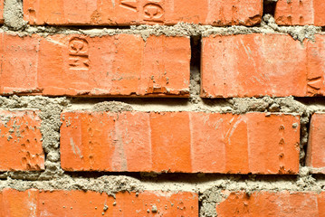 Obraz premium red brick wall