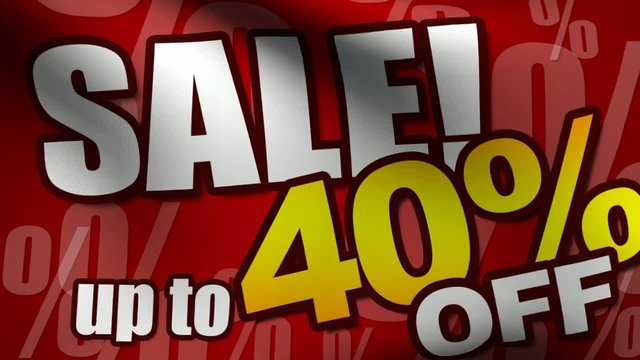 sale up to 40 off