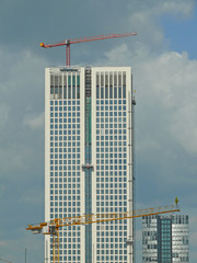 Fototapeta na wymiar Baustelle in Frankfurt