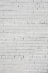 Perfect Vertical White Brick Wall