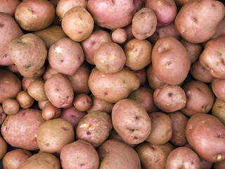 Objects - Red Potatoes Background