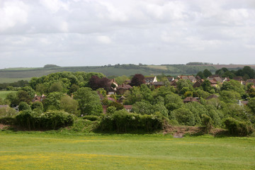 Naklejka premium English country village