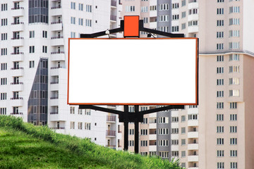 Obraz premium Ad space with new realty