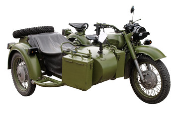 old (60-70th) military motorcykle