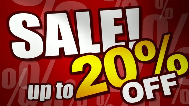 sale up to 20% off