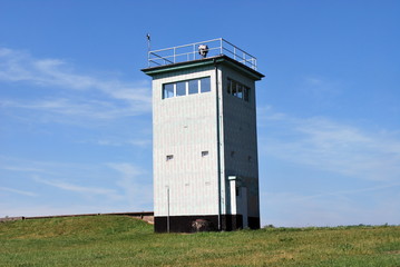 Ehemaliger Wachturm der DDR