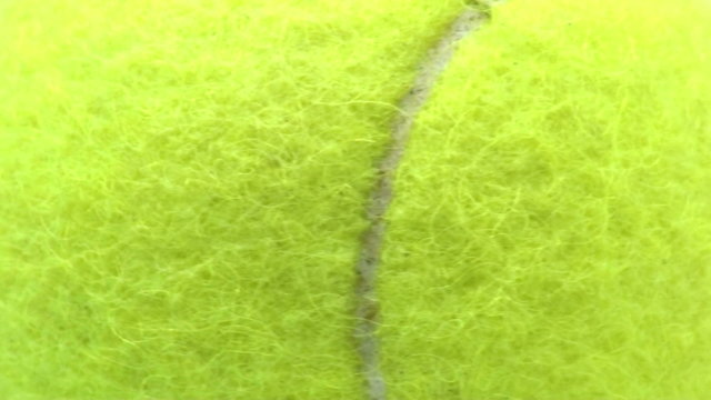 Tennis ball macro loop background - HD