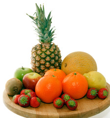 Naklejka na ściany i meble Big pile of lovely fresh fruit