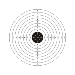 Zielscheibe Schießstand