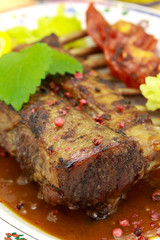 Lamm Medaillons - Filet- mit Gemüse
