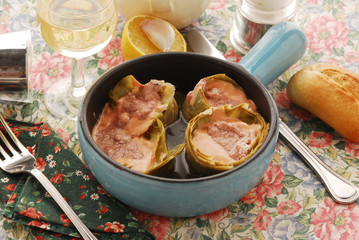 Carciofi in salsa - Contorni della Lombardia