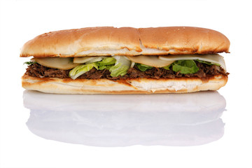 Philadelphia cheese steak sandwich