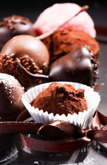 chocolate truffles